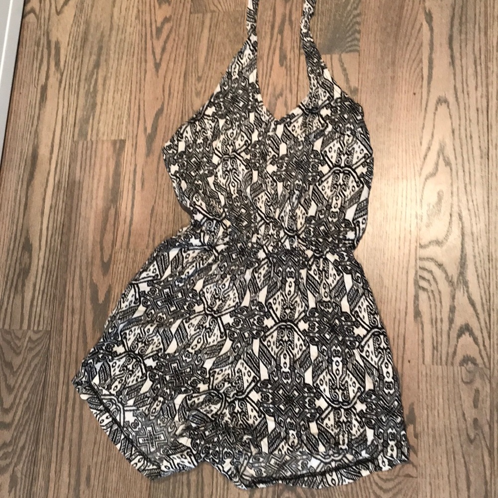 Patterned romper size small/medium